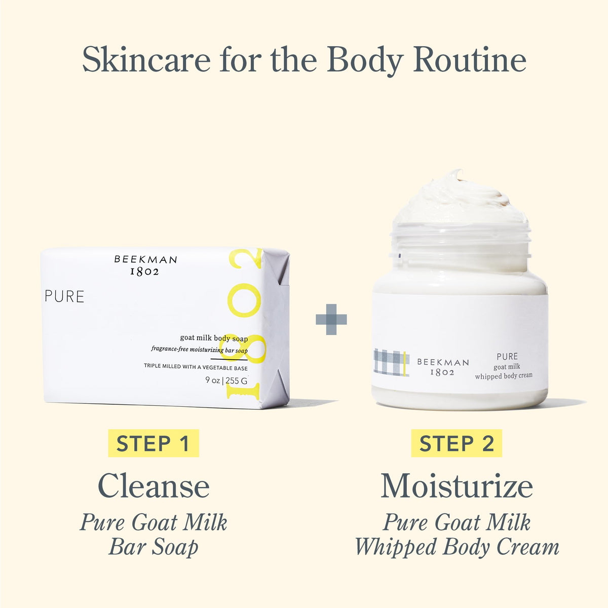 Beekman 1802 bedside night routine image implying overnight hydration