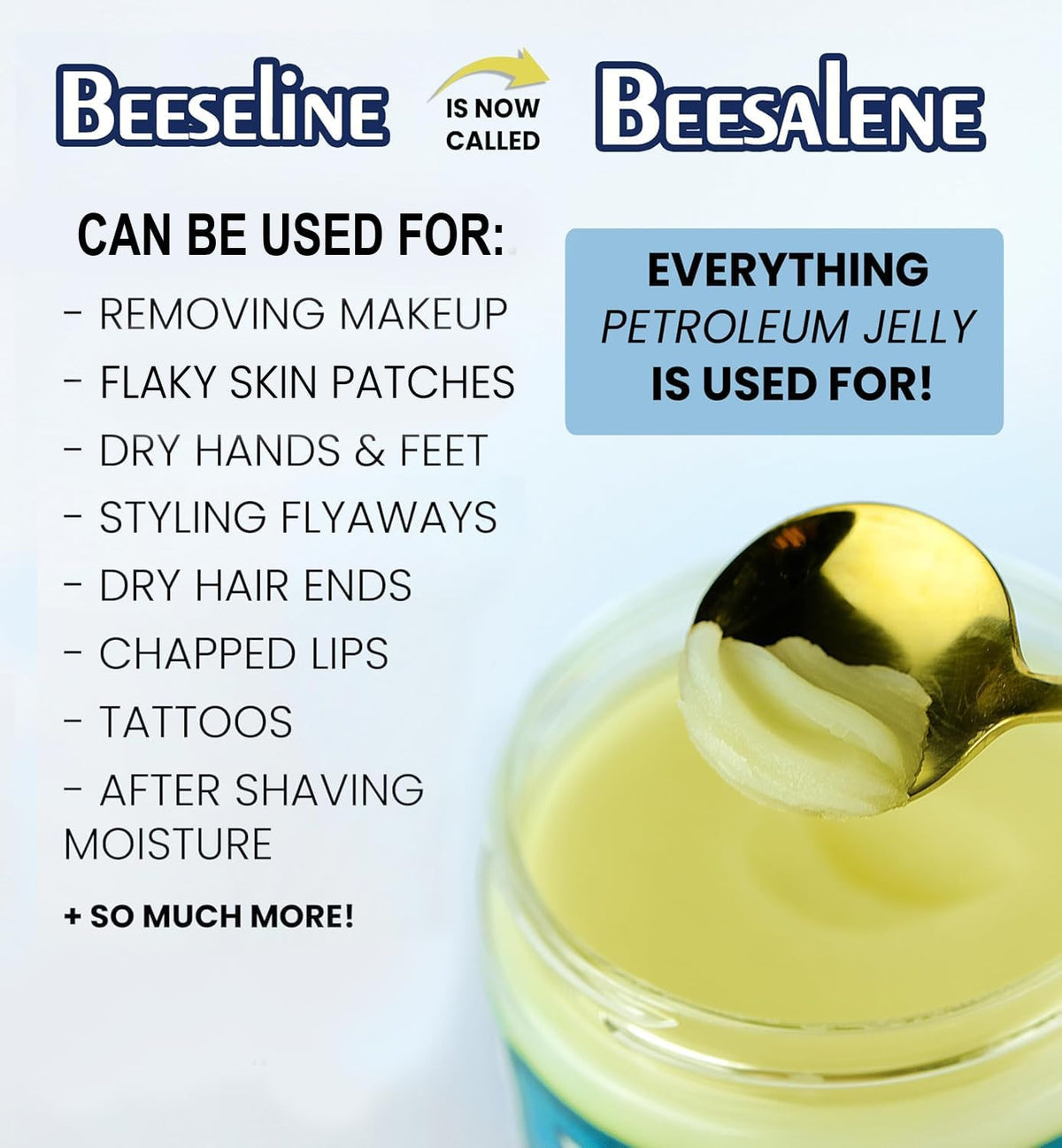 Applying Beesalene to lips for soft, hydrated lip comfort