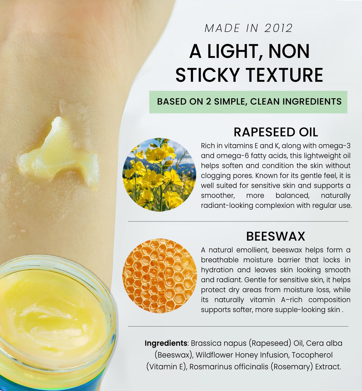 Applying Beesaluxe to lips for softening and protection benefit