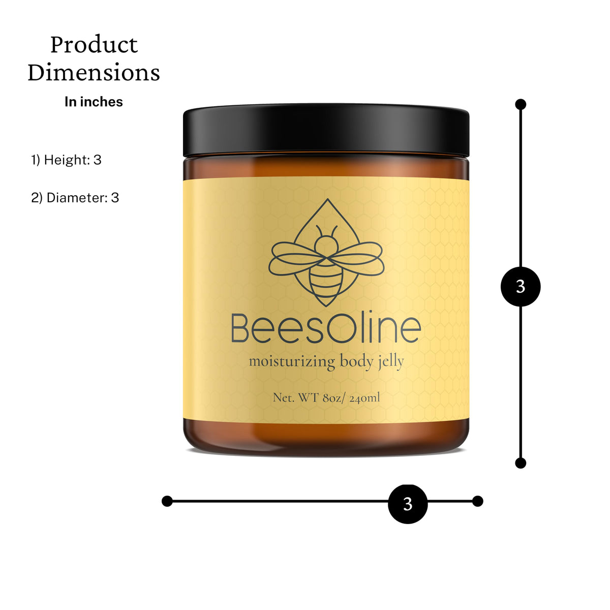BeesOline being applied to hand demonstrating soothing relief and barrier support