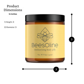 BeesOline being applied to hand demonstrating soothing relief and barrier support