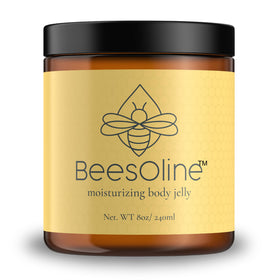 BeesOline front jar showing label and natural look for protective hydration