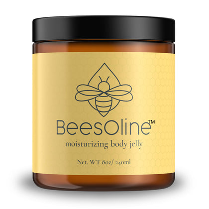 BeesOline front jar showing label and natural look for protective hydration
