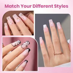 Beetles Gel Polish 10ml HEMA-free glue bottle demonstrating controlled application