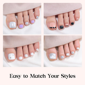 Beetles Gel Polish glue bottle and adhesive tabs displayed for strong quick-dry bonding