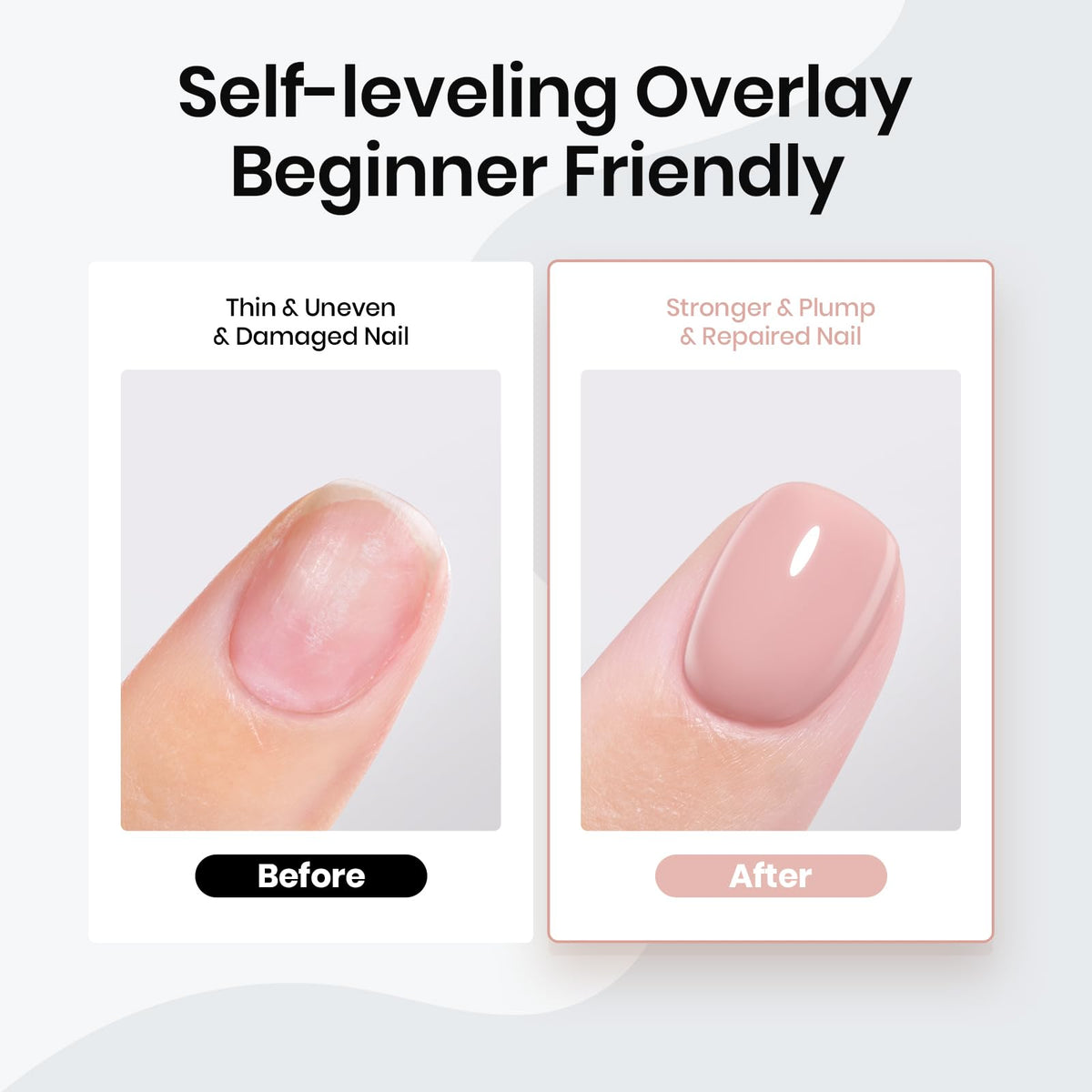 beetles application brush laying gel on nail to illustrate easy control and beginner-friendly use