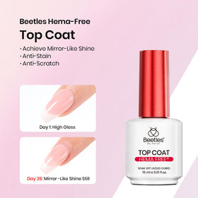 Hand application in salon with Beetles gel showing easy sculpting and shaping