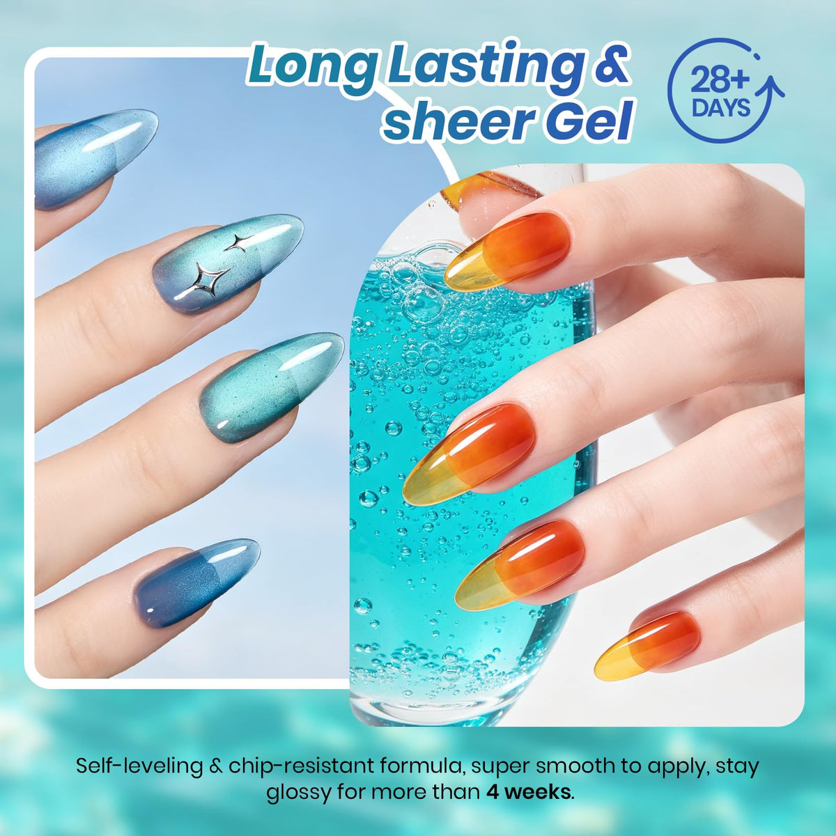 beetles polish applied on hand nails showing glossy finish benefit long-lasting shine