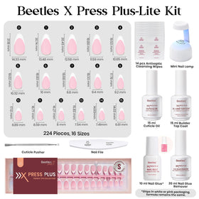 beetles application step pressing a nail down for secure adhesion benefit