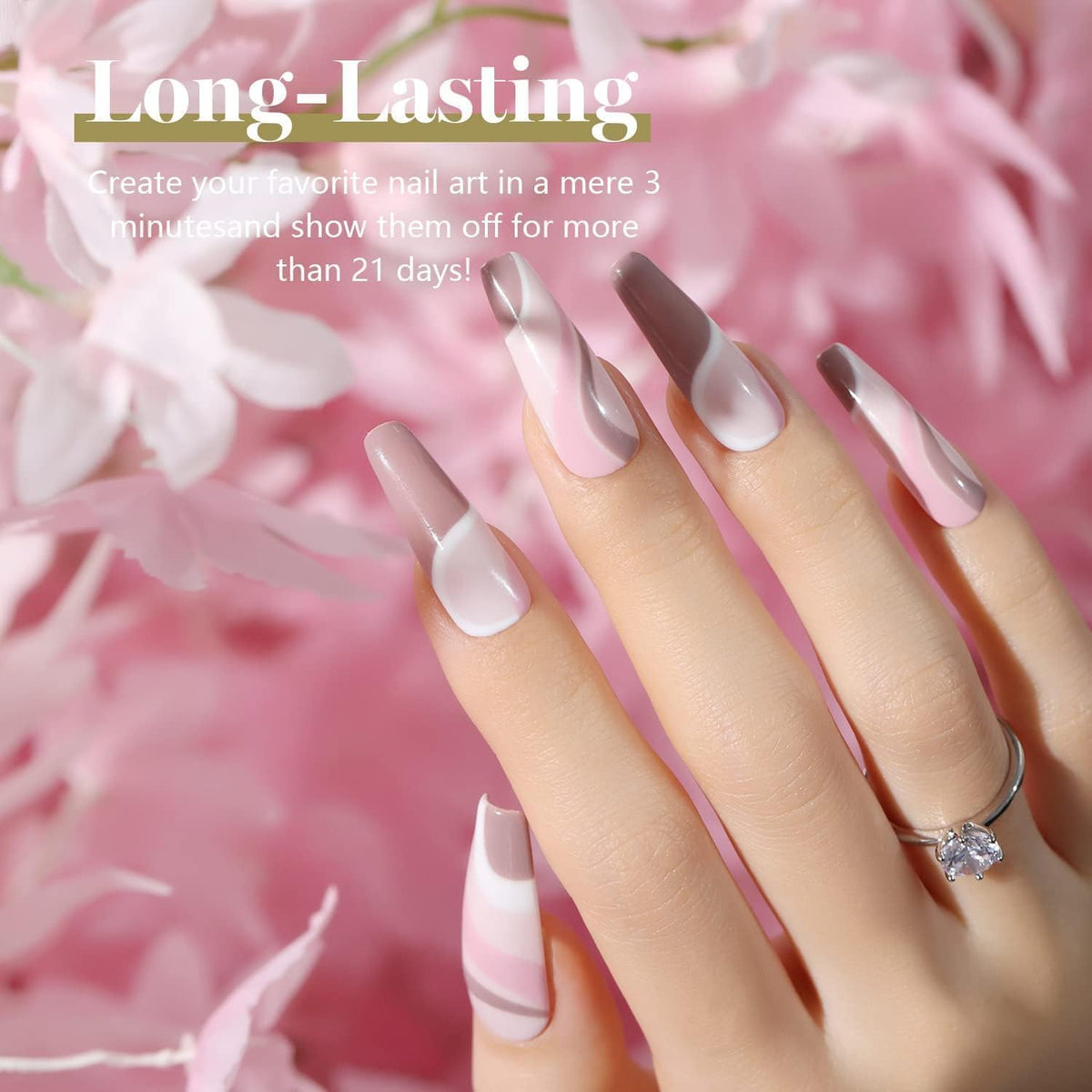 beetles application under led lamp curing gel polish quickly for long-lasting wear