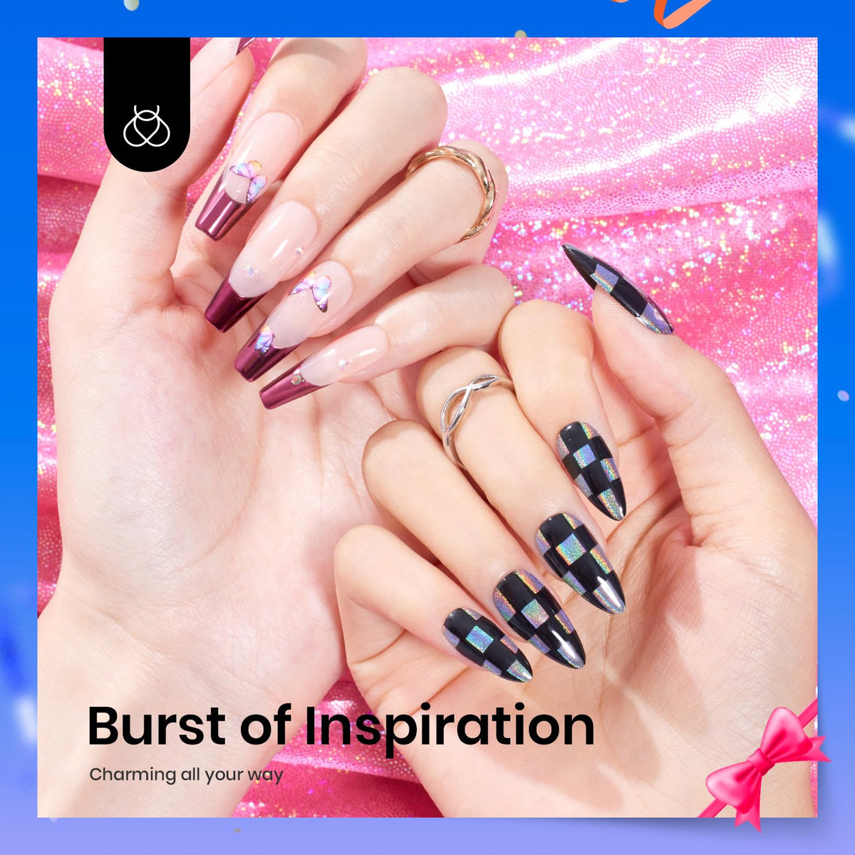 beetles Gel Polish applicator sticks and brush for precise powder application benefit
