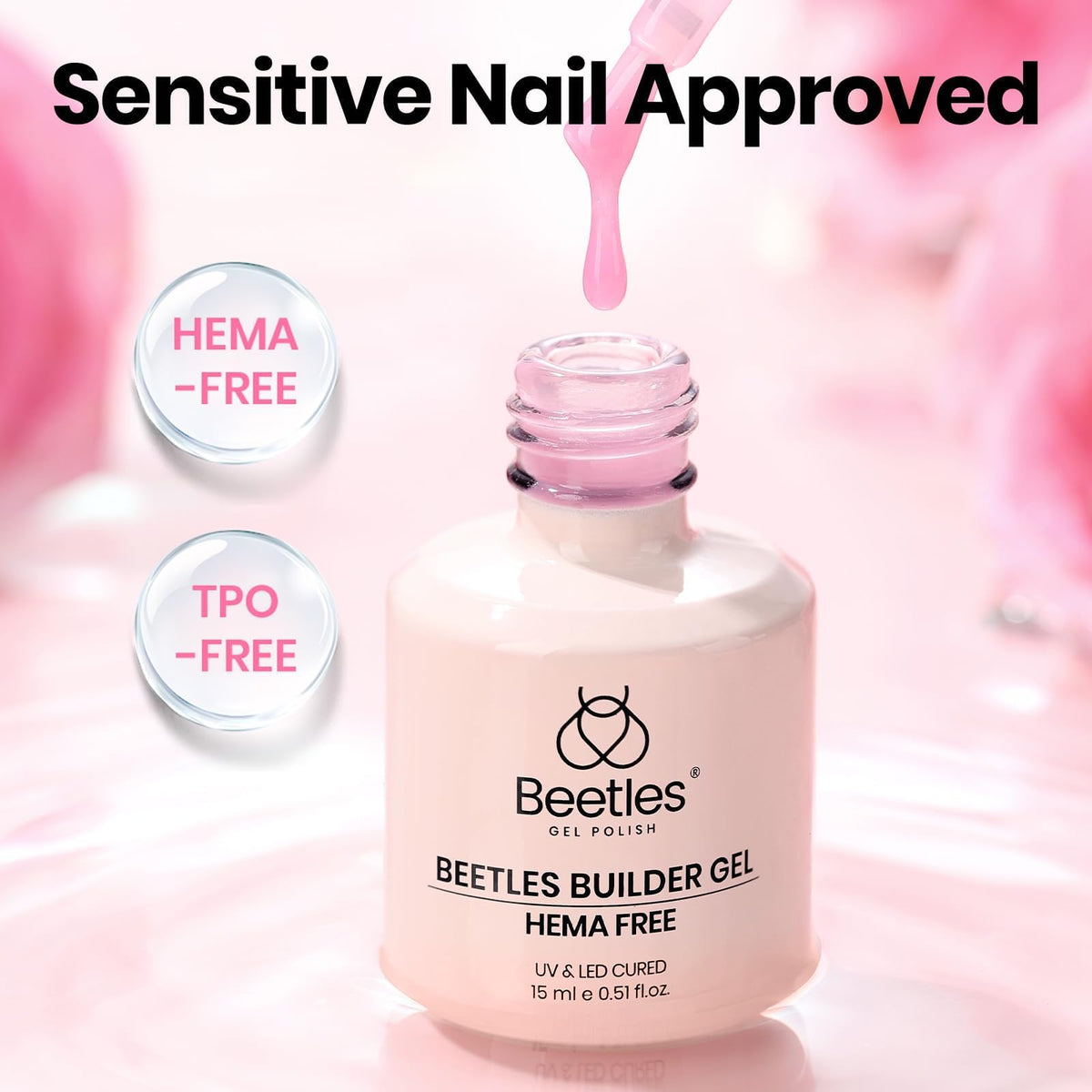 Beetles nail-art brush detail guiding gel for precise apex shaping benefit