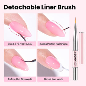 Beetles cured nails high-gloss finish showing durable shine benefit
