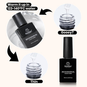 beetles before-and-after nails demonstrating stronger, glossy finish