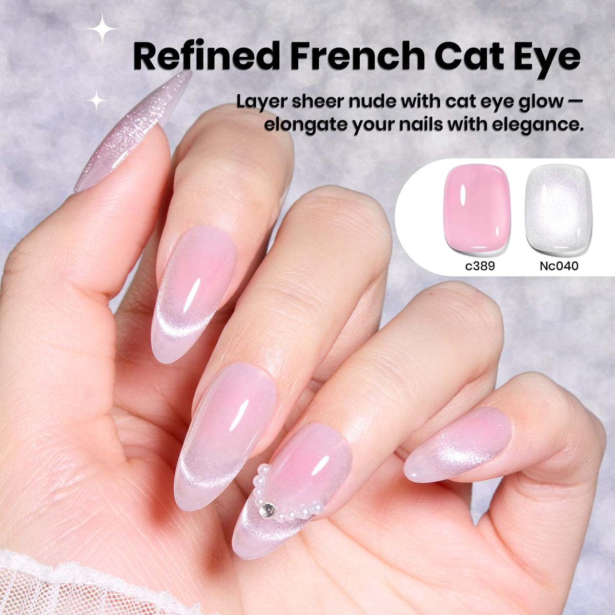 beetles before-and-after nails showing glossy silver finish and transformation benefit