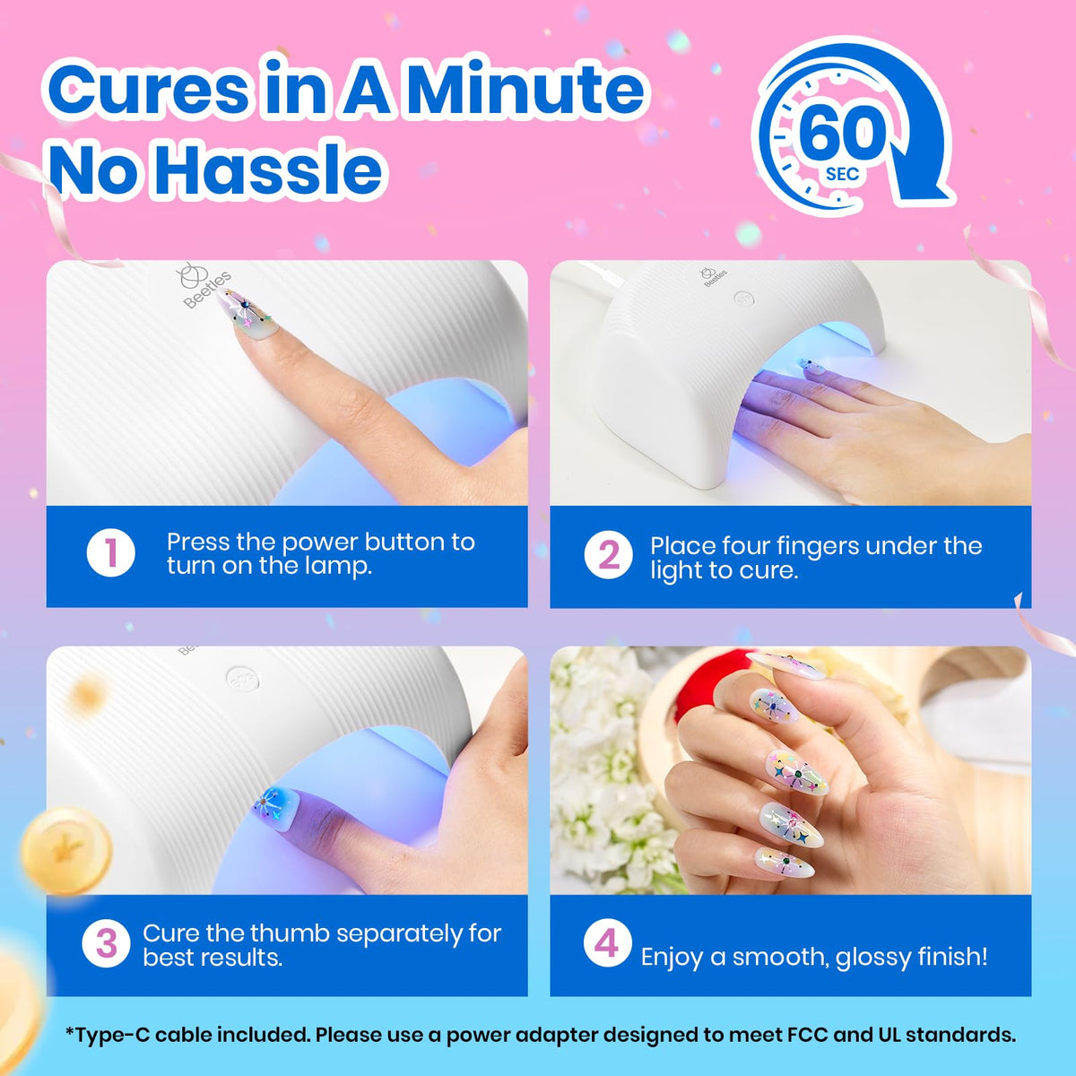 beetles bits and sanding bands set for versatile nail preparation
