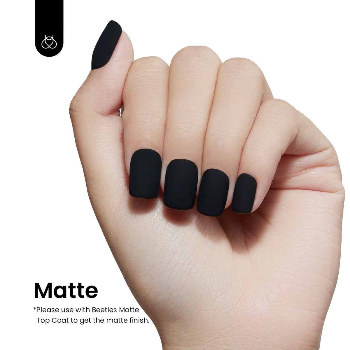 beetles black swatch sheet showing deep black opacity and even coverage