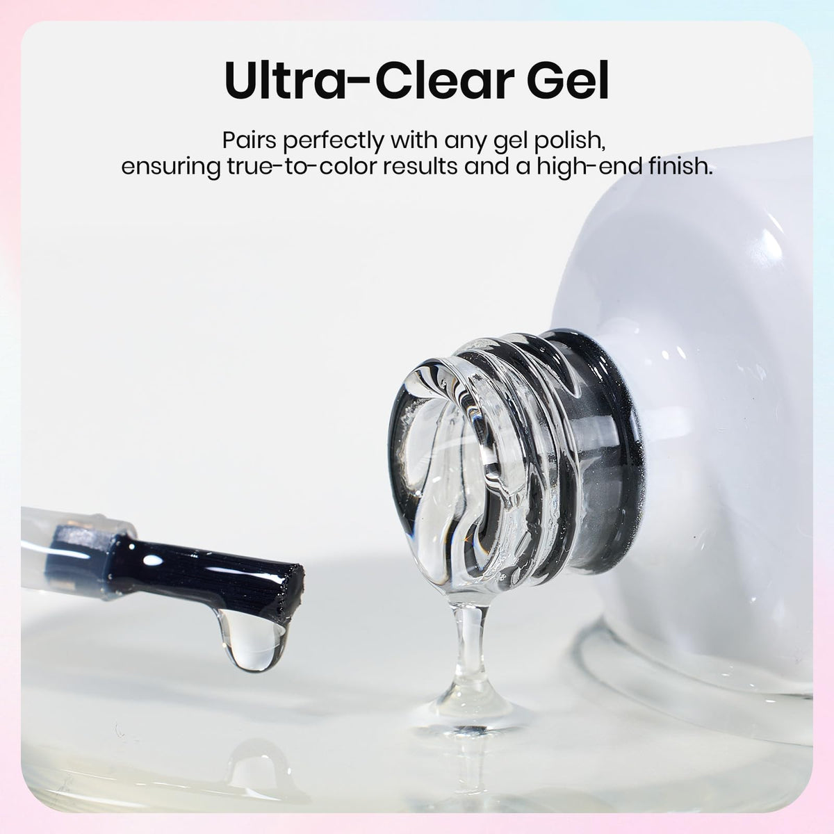 beetles blooming gel bottle beside a ruler showing 15ml scale for accurate sizing