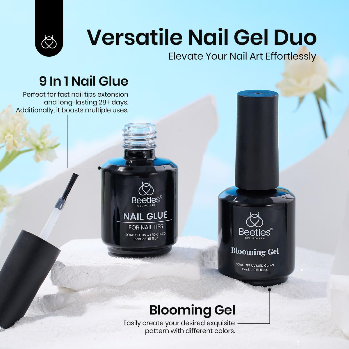 beetles blooming gel texture close-up demonstrating smooth spread for marble effects