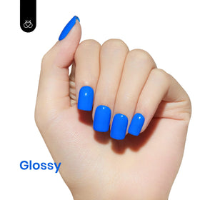 Beetles Gel Polish close-up of cured surface emphasizing glossy, high-pigment texture