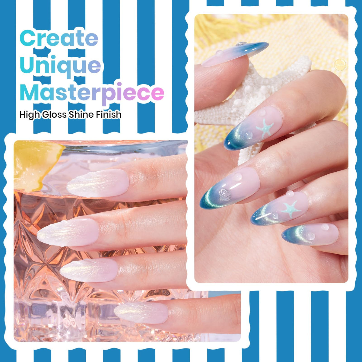 beetles gel polish bottle label detail highlighting shade names and easy-to-read product info