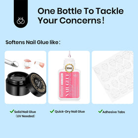 beetles bottle held in hand demonstrating compact travel size