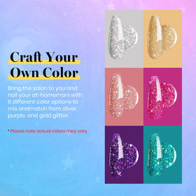 Beetles Gel Polish bottle label detail showing color code and easy-use benefit