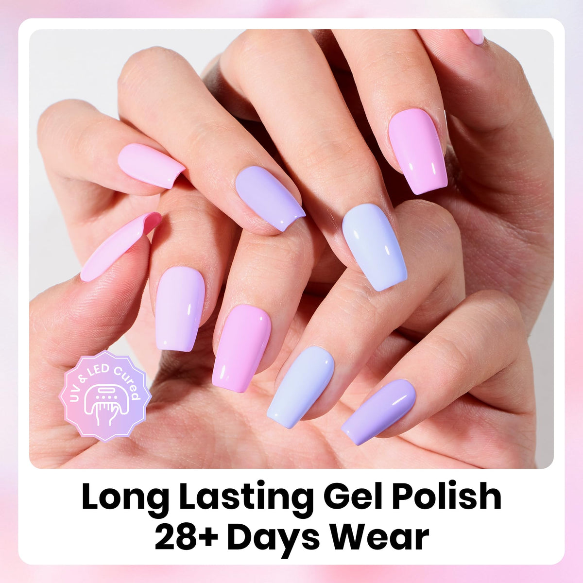Beetles Gel Polish bottle label detail highlighting shade names and 9-free formula