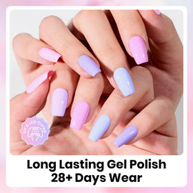Beetles Gel Polish bottle label detail highlighting shade names and 9-free formula