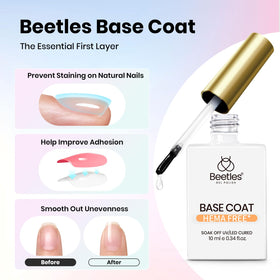 beetles Gel Polish bottles held in hand for size and scale convenience