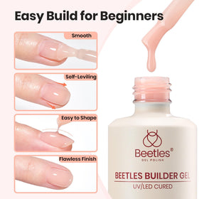 beetles gel polish brush detail showing precise apex control benefit