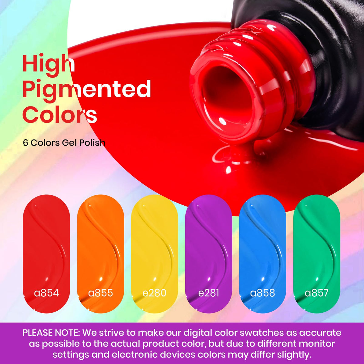 Beetles brush detail applying neon polish showing smooth application and precise control