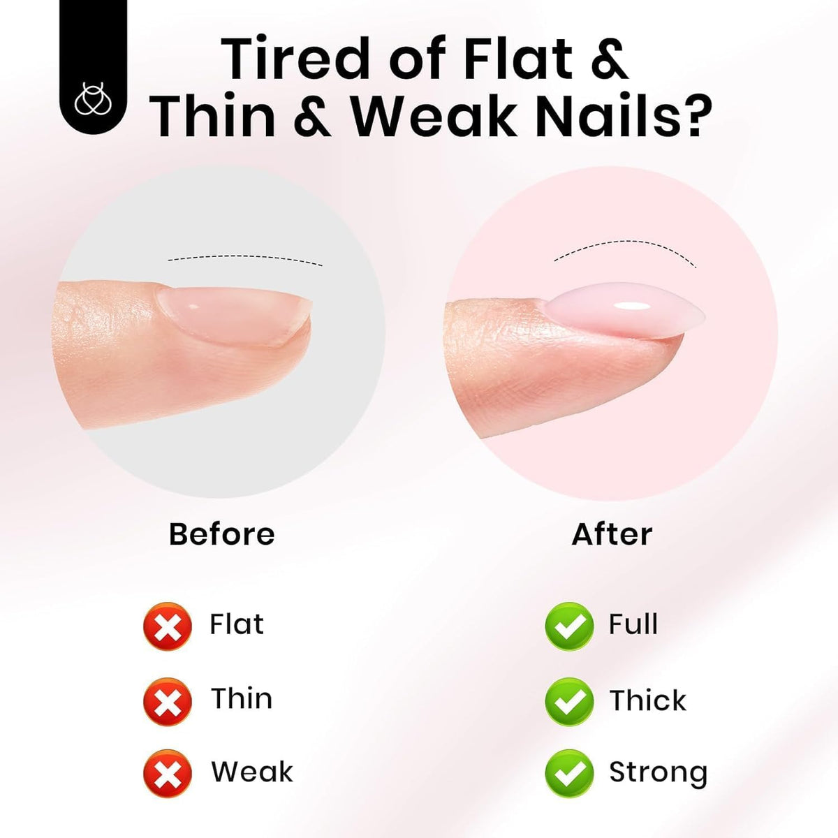 beetles builder gel apex formation on nail demonstrating instant structure benefit