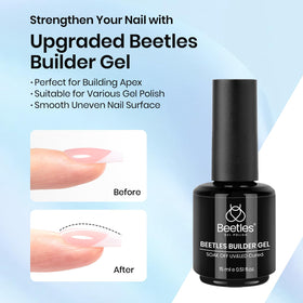 beetles Gel Polish close-up of builder gel texture demonstrating smooth application control