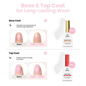 beetles Gel Polish cured nails with glossy top coat, shows durable shine