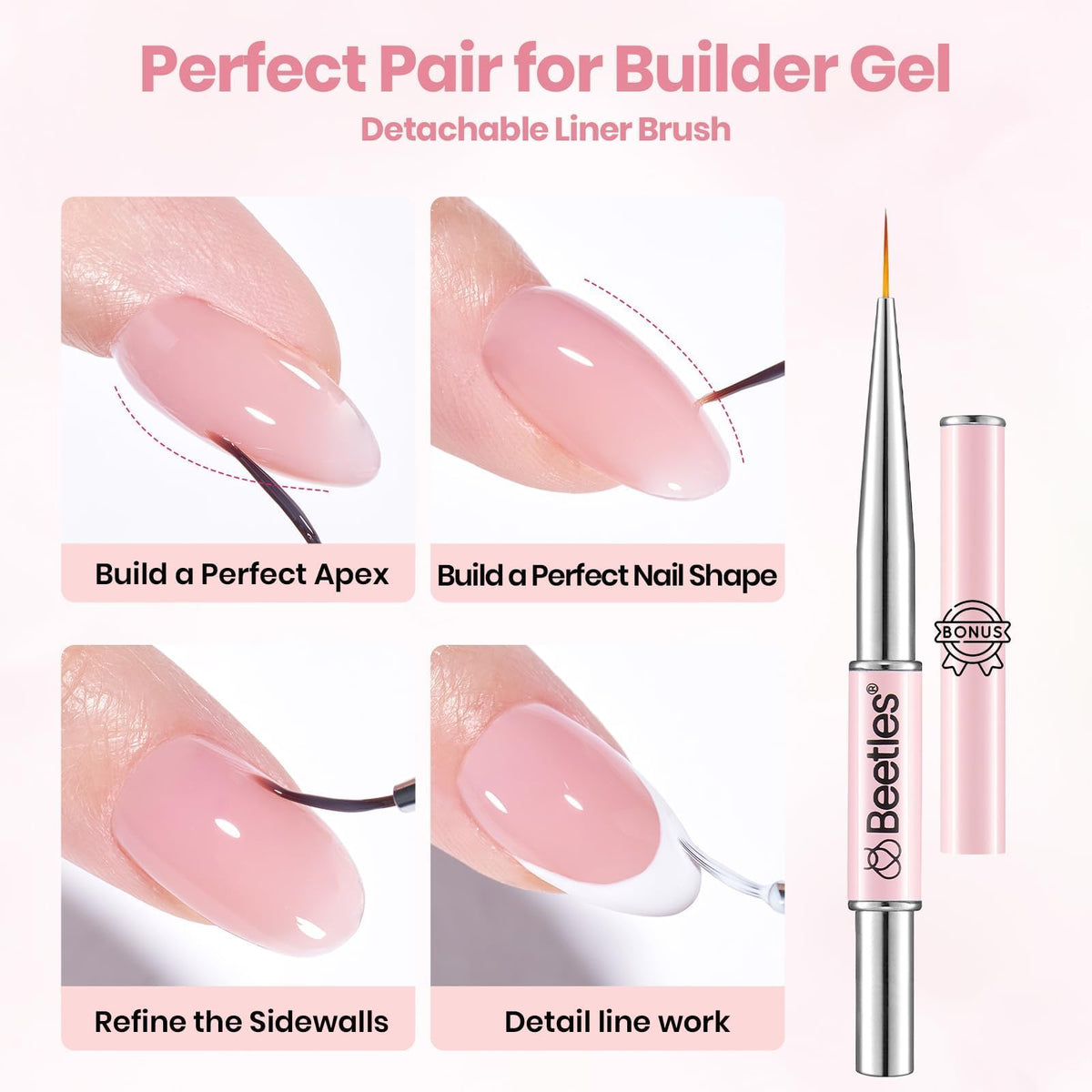 beetles builder gel finished manicure lifestyle scene showing durable salon finish