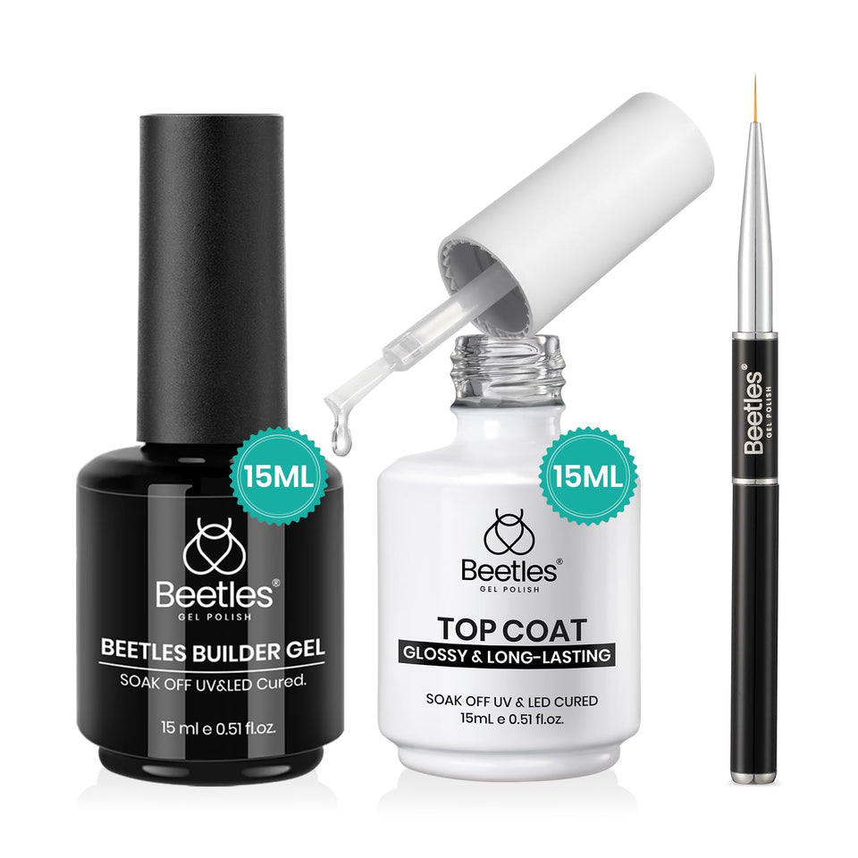 beetles Gel Polish front packaging showing kit and 15ml jars for professional convenience