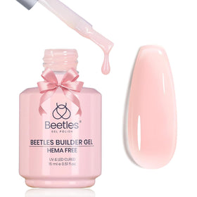 Beetles Gel Polish front bottle view showing product label and compact size benefit