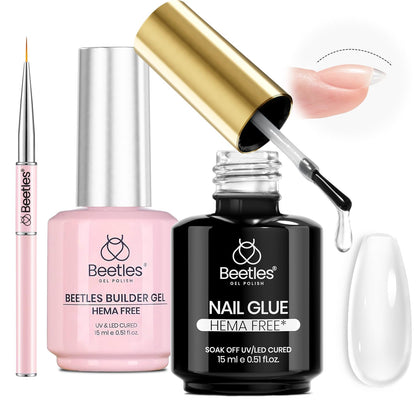 Beetles Gel Polish front packaging showing kit contents and benefits