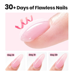 beetles builder gel in use sculpting apex with brush for stronger nails
