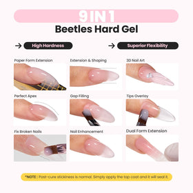 beetles open builder gel jar texture close-up demonstrating smooth workable consistency