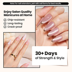 beetles builder gel sculpted on tip extension for durable length