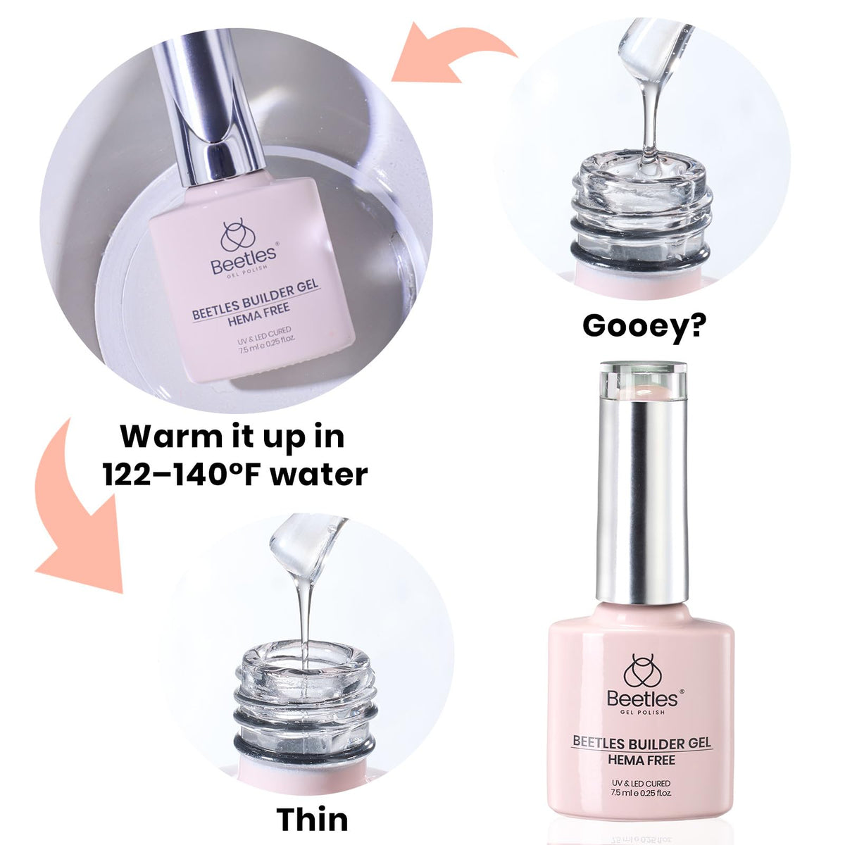Beetles Gel in a salon setup showing beginner-friendly application and speed