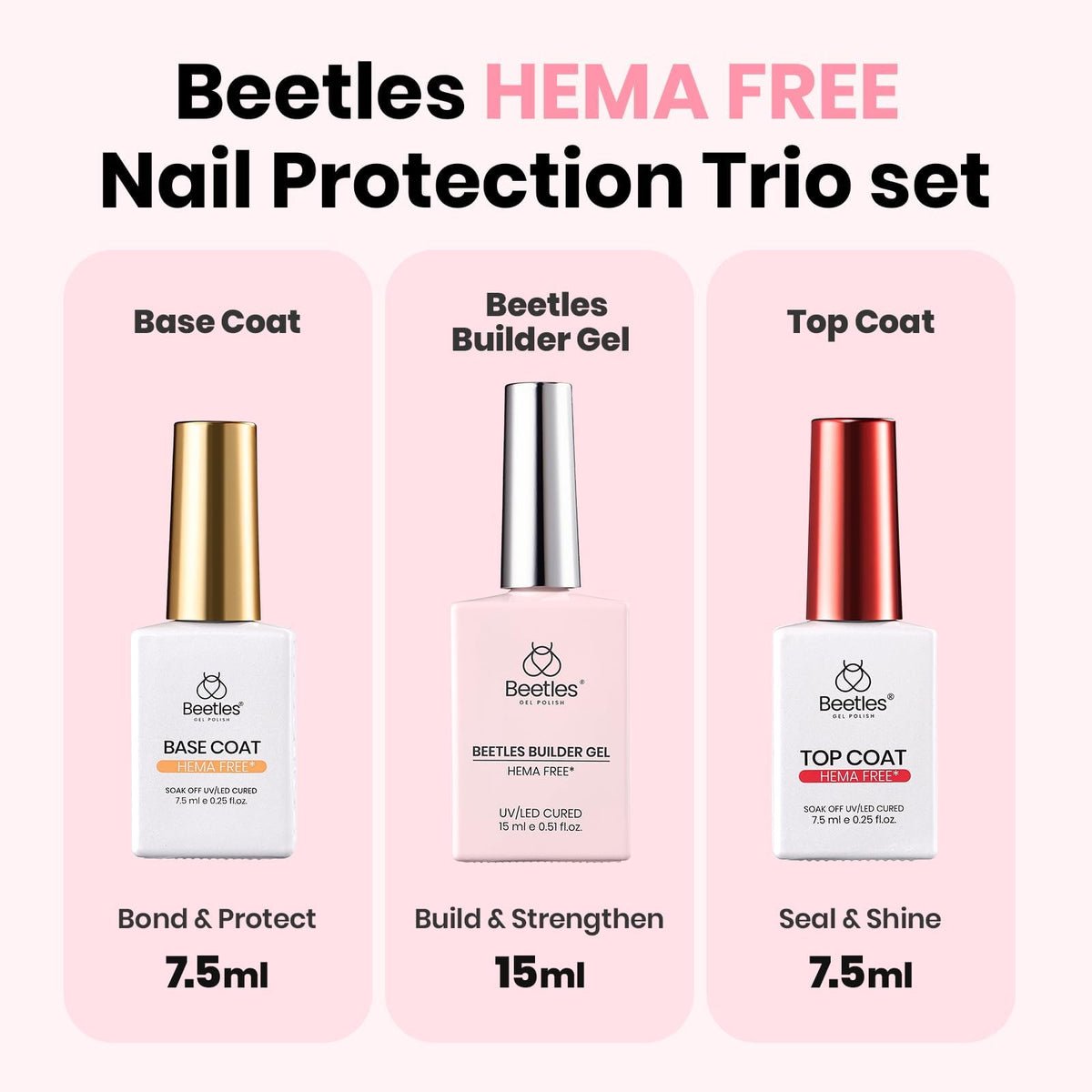 beetles builder gel sculpted extension on nail tip showing strength and precise shaping