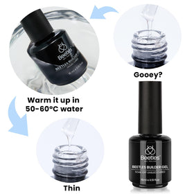 beetles size comparison showing bottle scale for portability and value