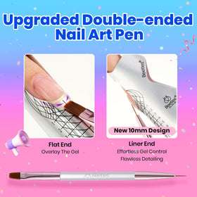 Beetles Builder Gel swatches of clear, nude, pink on tips demonstrating color options