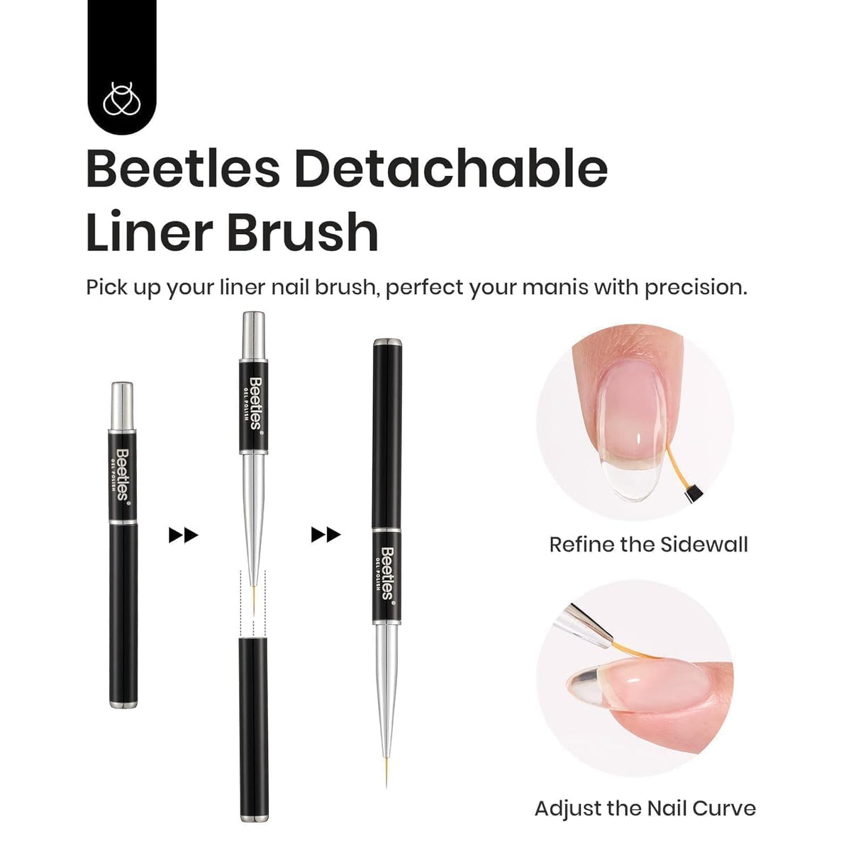 Beetles Gel Polish gel texture close-up highlighting smooth self-leveling