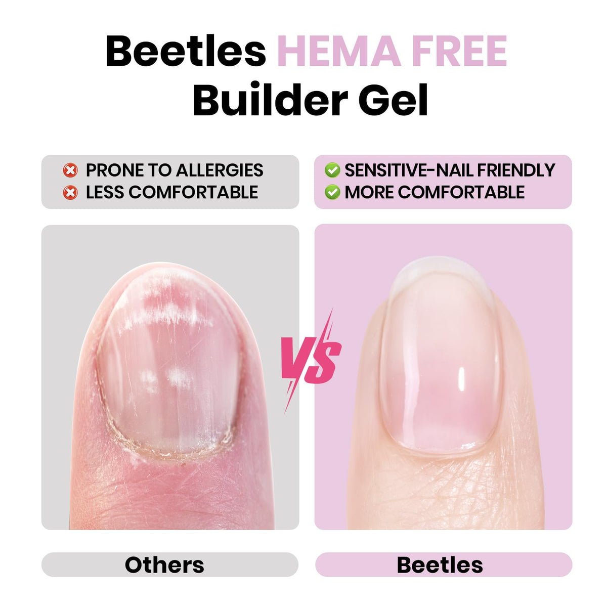 Close-up texture of Beetles builder gel showing smooth consistency for precise sculpting benefits