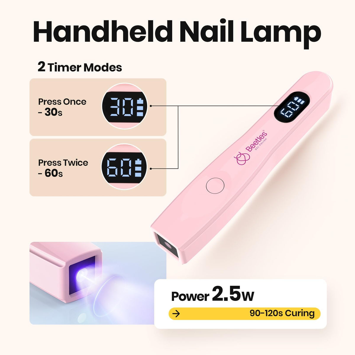 beetles built apex close-up highlighting strengthened nail shape and durability