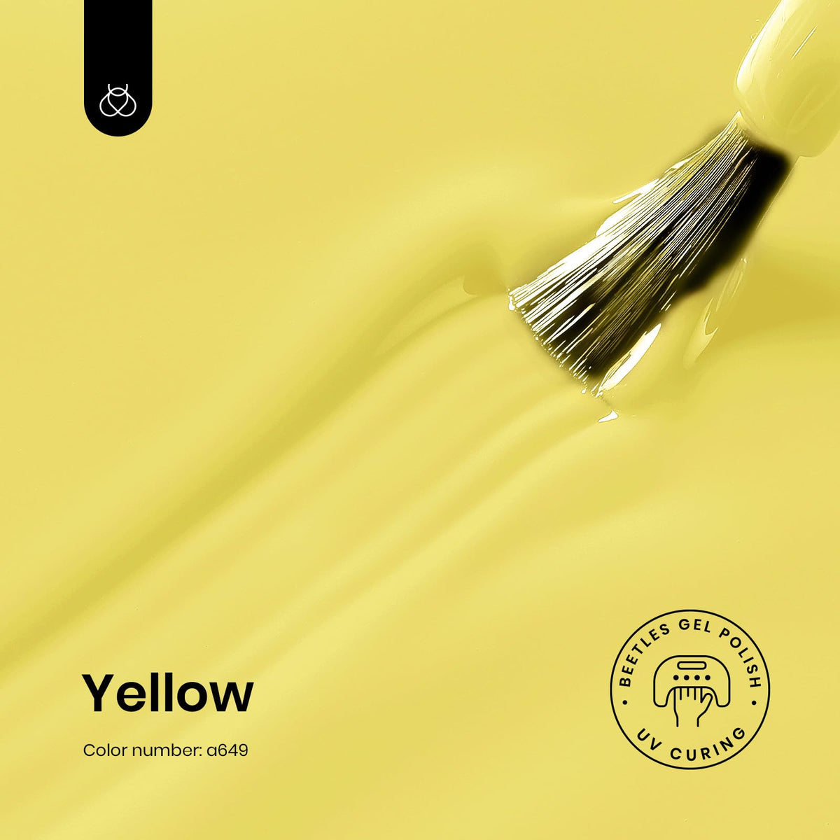 beetles cap and label close-up showing color A649 and product identification benefit